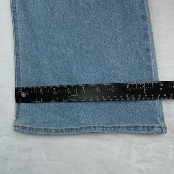 Old Navy Jeans Womens 12 Light Wash Denim High Rise Flare Stretch Y2K Casual - Picture 11 of 11
